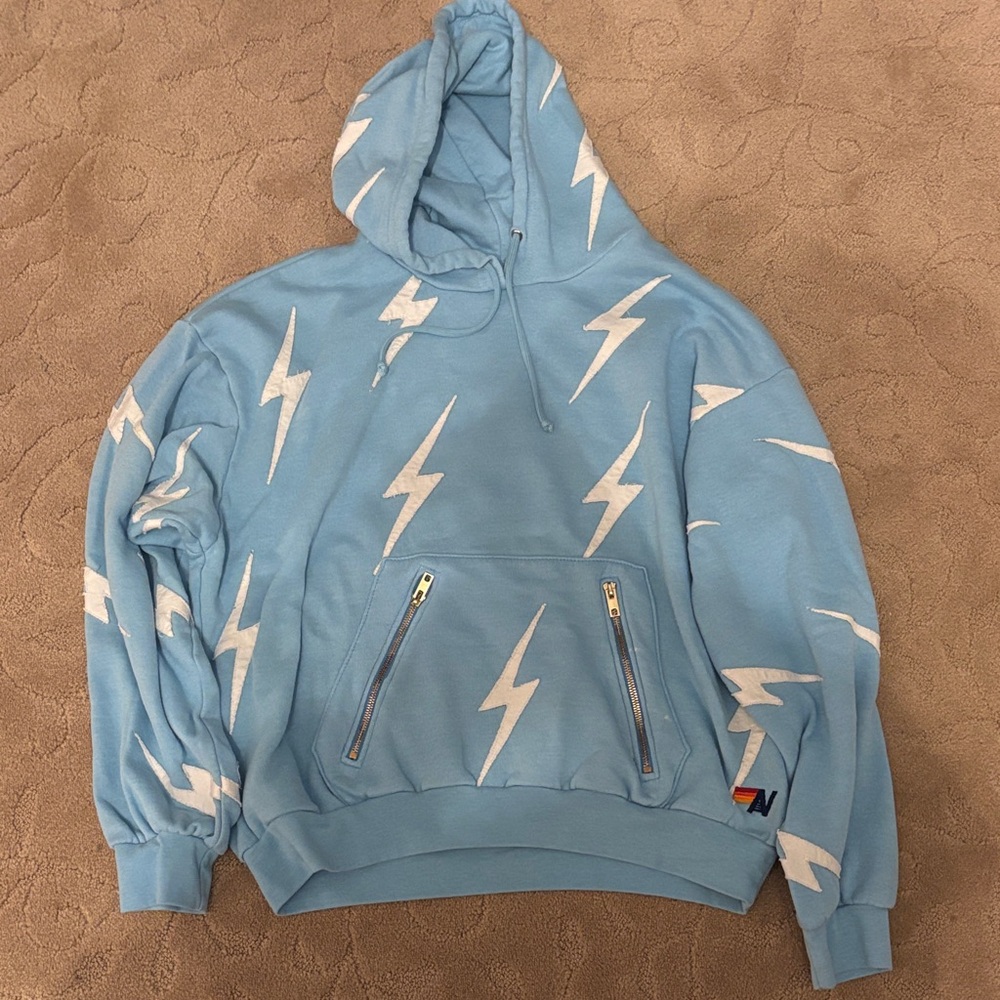 Aviator Nation Bolt Stitch Repeat Hoodie